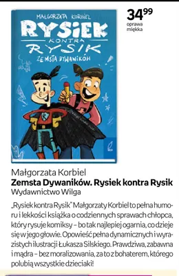 Książka Zemsta Dywaników. Rysiek kontra Rysik promocja w Empik