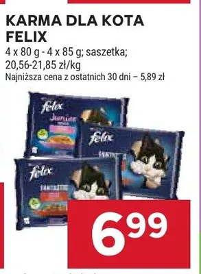 Karma dla kota Felix promocja w Stokrotka