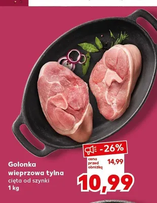 Golonka wieprzowa tylna cięta od szynki promocja w Kaufland