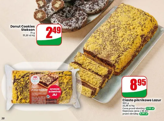 Ciasto piknikowe Lazur promocja w Dino