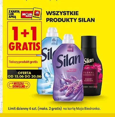 Płyn do płukania Silan Fresh promocja w Biedronka