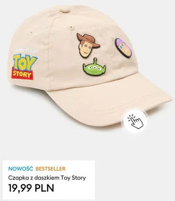 Czapka z daszkiem Toy Story promocja w Sinsay