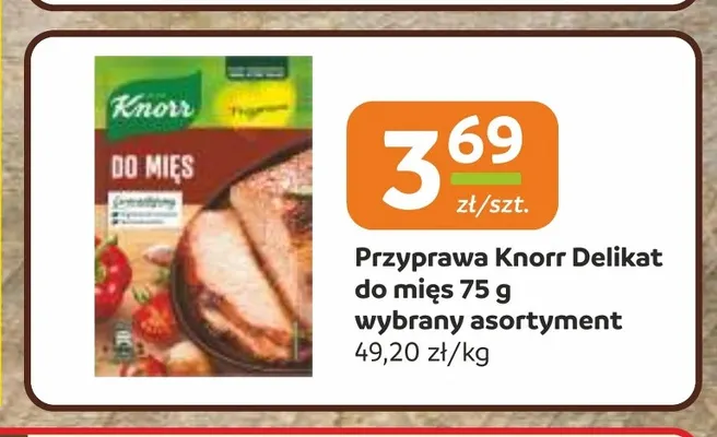 Przyprawa Knorr Delikat do mięs promocja w Gama