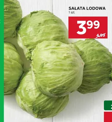 Sałata lodowa promocja w Stokrotka
