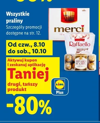 Praliny Raffaello promocja w Lidl