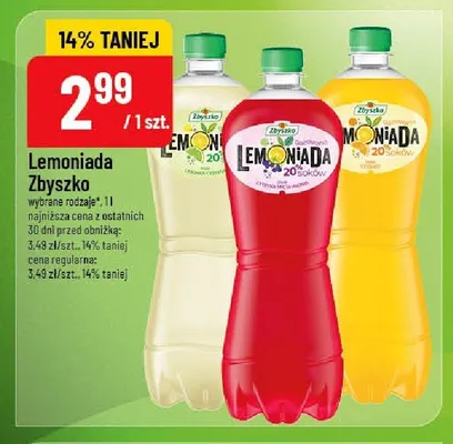Lemoniada Zbyszko promocja w POLOmarket