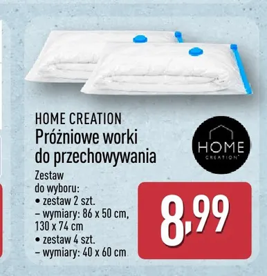 Próżniowe worki do przechowywania Home Creation promocja w Aldi