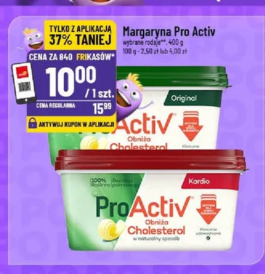 Margaryna ProActiv Original promocja w POLOmarket