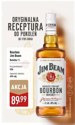 Bourbon Jim Beam promocja w Aldi