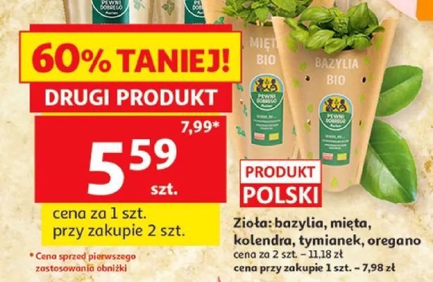 Zioła kolendra Pewni Dobrego promocja w Auchan