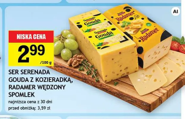 Ser Serenada radamer wędzony promocja w Gram Market
