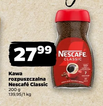 Kawa rozpuszczalna Nescafé Classic promocja w Netto