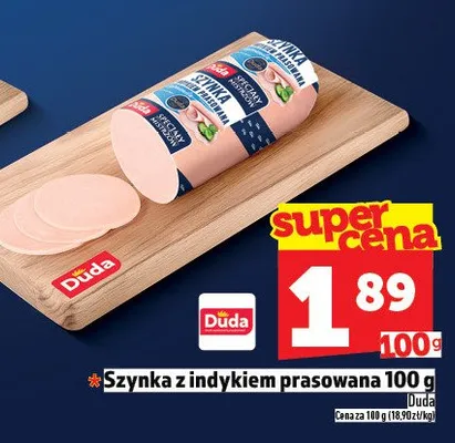 Szynka z indykiem prasowana promocja w TOPAZ
