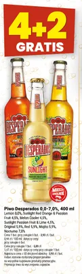 Piwo Desperados Sunlight Passion Fruit & Lime 4,5% promocja w Twój Market