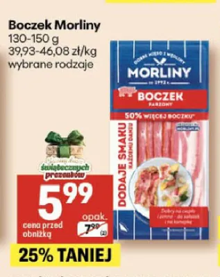 Boczek Morliny promocja w Delikatesy Centrum