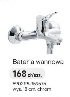 Bateria wannowa Ferro Rico Eco chrom promocja w Castorama