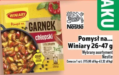 Pomysł na garnek chłopski promocja w TOPAZ