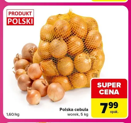 Cebula polska Carrefour Market promocja w Carrefour Market