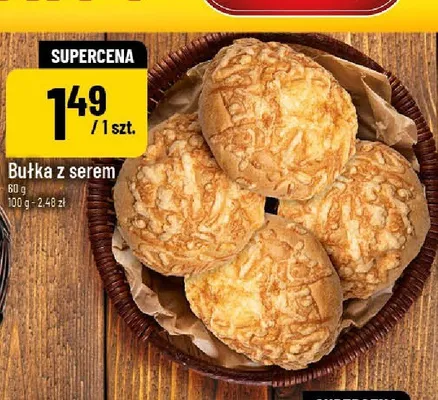 Bułka z serem promocja w POLOmarket