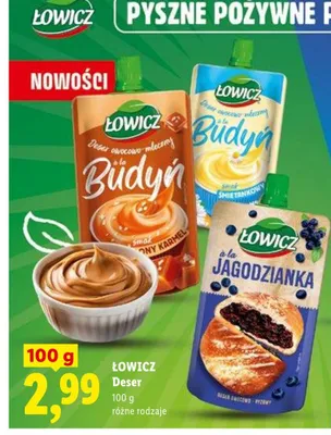 Deser różne rodzaje promocja w Lidl