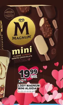 Lody Magnum Mini Algida promocja w Stokrotka