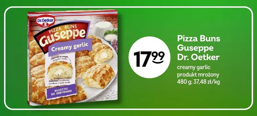 Pizza Buns Guseppe Dr. Oetker creamy garlic promocja w Żabka
