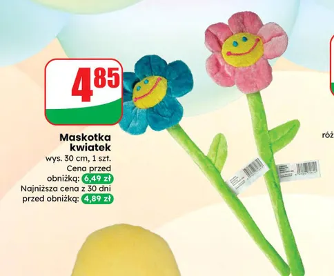 Maskotka Kwiatek promocja w Dino