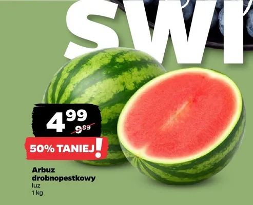 Arbuz drobnopestkowy promocja w Netto