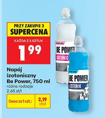 Napój izotoniczny różne rodzaje promocja w Biedronka