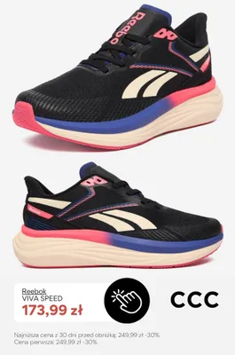 Buty sportowe Reebok Viva Speed promocja w CCC
