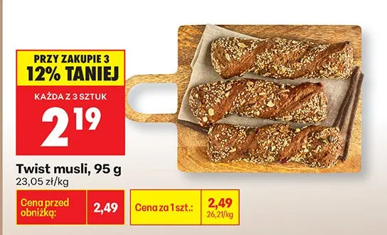 Twist musli promocja w Biedronka