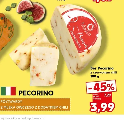 Ser Pecorino z czerwonym chili S.A.C.C.O promocja w Kaufland