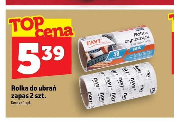 Rolka do ubrań zapas 2-pak Ravi promocja w TOPAZ