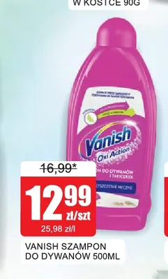 Szampon do dywanów Vanish promocja w Bingo