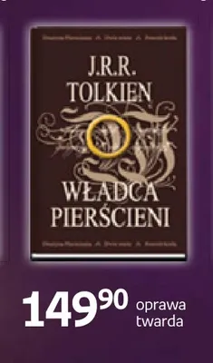 Książka Władca Pierścieni oprawa twarda promocja w Empik