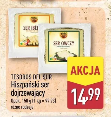Hiszpański ser dojrzewający promocja w Aldi