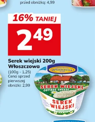Serek wiejski Włoszczowa promocja w Hitpol