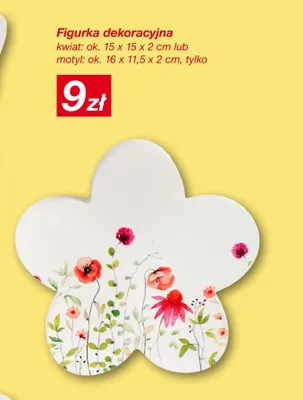 Figurka dekoracyjna kwiat promocja w KiK