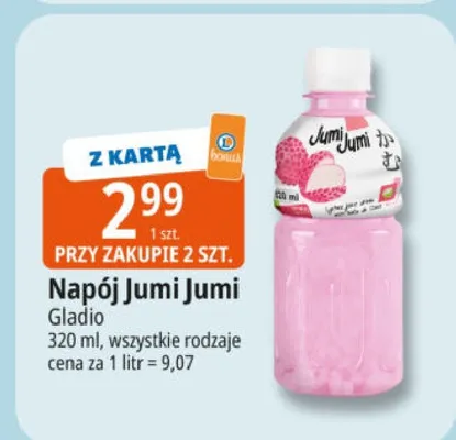 Napój Jumi Jumi promocja w Leclerc