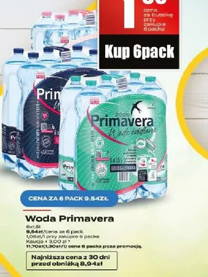 Woda Primavera promocja w Supeco