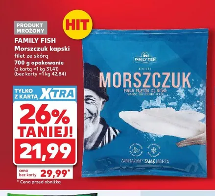 Morszczuk kapski filet ze skórą Family Fish promocja w Kaufland