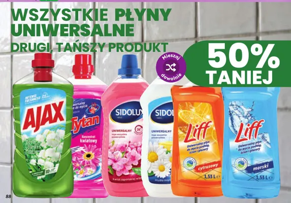 Płyn uniwersalny Liff cytrusowy promocja w Dino