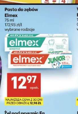Pasta do zębów Elmex Junior promocja w Delikatesy Centrum
