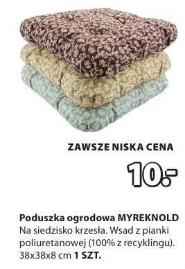 Poduszka ogrodowa na siedzisko krzesła promocja w Jysk