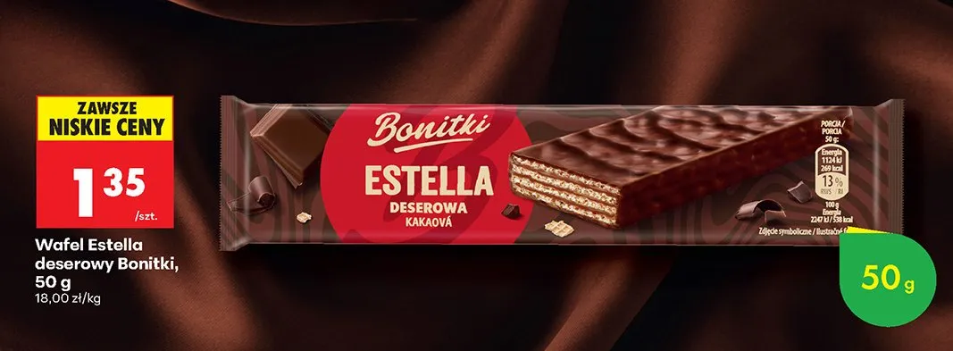 Wafel Estella deserowy Bonitki promocja w Biedronka