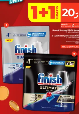 Kapsułki do zmywarki Finish Ultimate promocja w Dealz