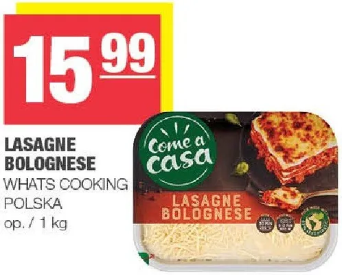 Lasagne bolognese promocja w SPAR