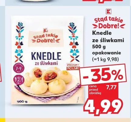 Knedle ze śliwkami Stąd Takie Dobre! promocja w Kaufland