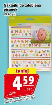 Naklejki do zdobienia pisanek promocja w Prim Market