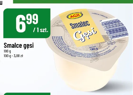 Smalec gęsi AGII promocja w POLOmarket